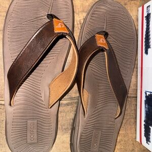 Coface Men's Dark Brown Sandals